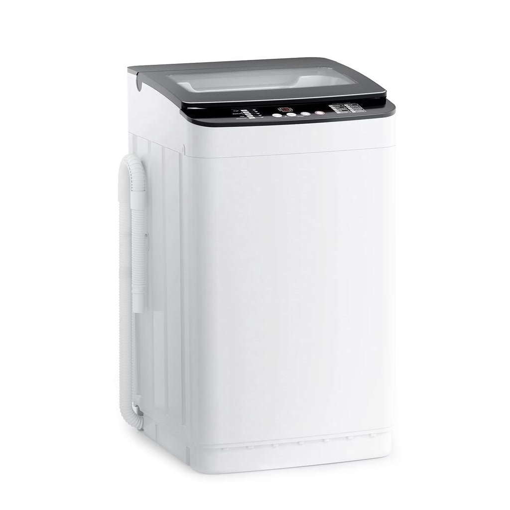Auertech 25 lbs Portable Washing Machine Top Load Fully Automatic Washer with LED Display & Drain Pump