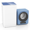 Auertech Portable Washer and Dryer Combo Set 19 lbs Fully Automatic Washing Machine 1.6 Cu.ft Clothes Dryer Blue
