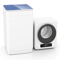 Auertech Portable Washer and Dryer Combo Set 19 lbs Fully Automatic Washing Machine 1.6 Cu.ft Clothes Dryer w/ Shoe Dryer White