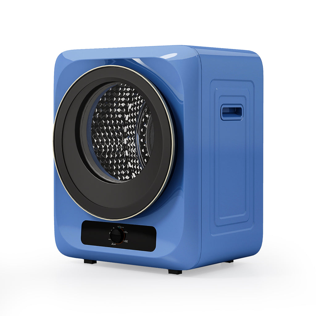 Auertech 1.6 Cu.Ft 850W Portable Clothes Dryer Electric Compact Dryer Machine for Laundry Apartment Dorm RV Blue