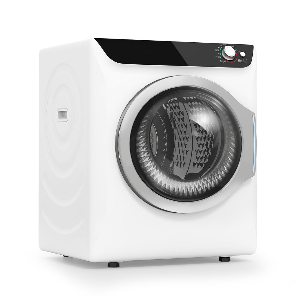 Auertech 2.7 Cu.ft 1400W Portable Clothes Dryer Electric Compact Dryer Machine for Apartment Dorm RV White